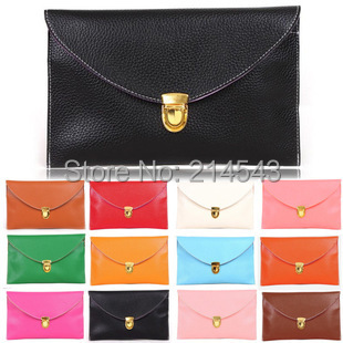 New Hotsale Lowest price in AliExpres promotion envelope lady clutches bags leather shoulder bags woman bags