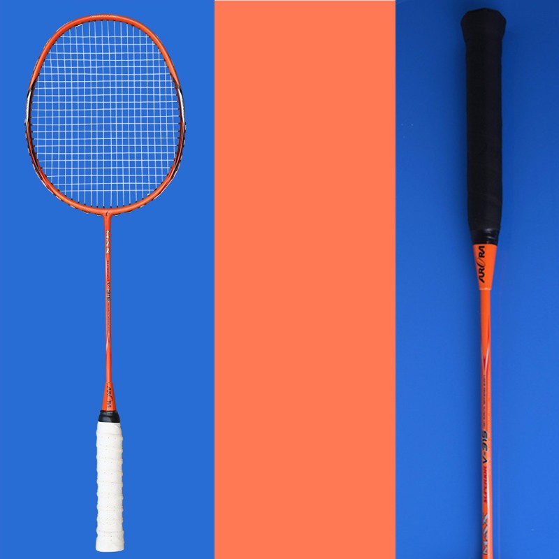 2016 A Pair of Carbon Training Badminton Rackets with Free Racket Bag Adult Child Training Ul (20)