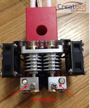CreatBot 3d printer extruder head/ Nozzle +heaters+cooling fins+heating break+adjusting colume 3D Printer Accessories/Parts