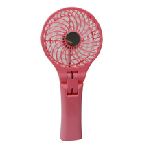 Hand Held Electric Air Cooler Rechargeable Portable Handle Folding USB Mini Fan With Battery Fan Outdoor