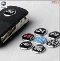 Volkswagen VW POLO Tiguan Passat B5 B6 B7 Golf MK6 EOS Scirocco Jetta MK5 MK6 Skoda Superb Octavia Fabia Key button Sticker