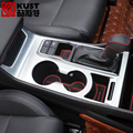 KUST Newest ABS Car Gear Panel Trim Cover Sticker For Tucson 2015 Interior Gear Frame Trim