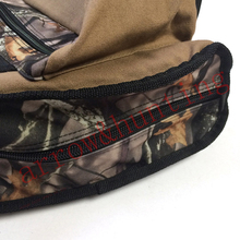 archery compound bow case to set hunting bow and carbon fiberglass or aluminum arrow camo compound