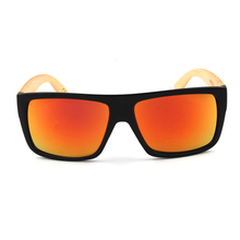 2015 New Bamboo Sunglasses Men Wooden Sun glasses Women Brand Designer Mirror Original Wood Glasses Oculos