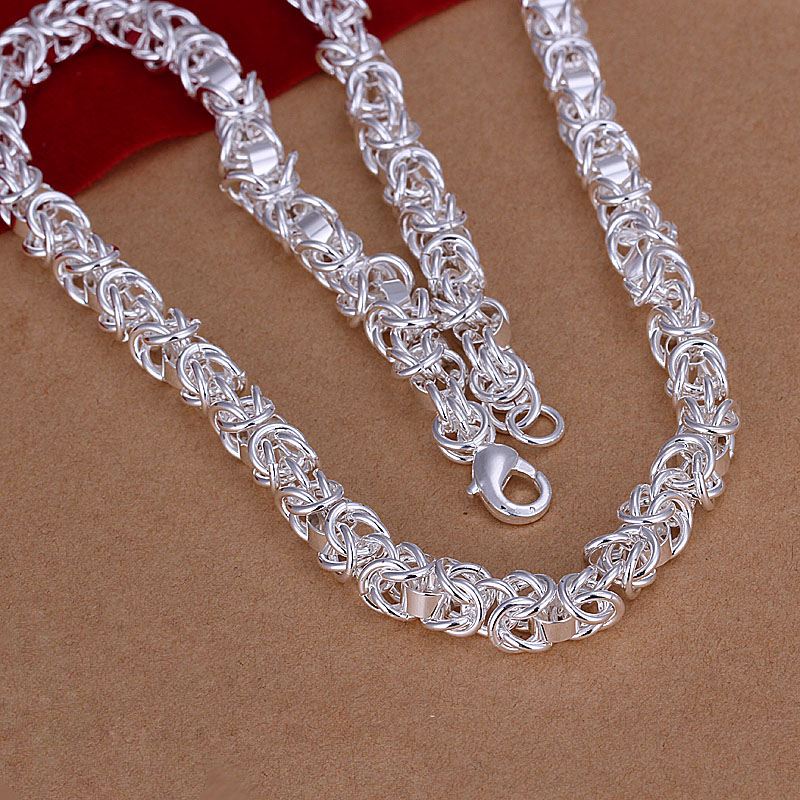 factory price top quality silver plated jewelry necklace fashion cute necklace pendant Free shipping SMTN061