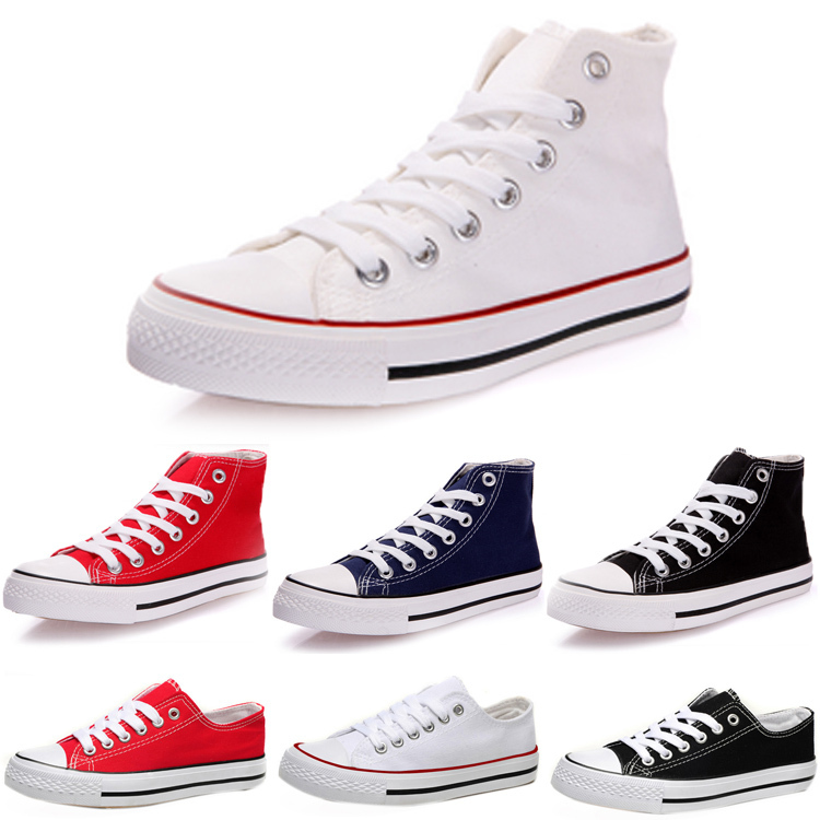 Hot Selling New Classic Canvas Shoes Man Woman High Top style Low Top Casual Fashion Sneakers