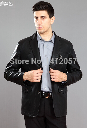 Jaqueta Couro Rushed Mens Leather Jackets And Coat...