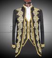 Black white Palace pant suits Studio male wedding dress men s jacket slim fit blazers man