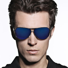 Hot 2015 Fashion Men s UV400 Polarized coating Sunglasses men Driving Aviator Mirrors Eyewear Sun Glasses