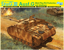 Modelo del dragón 6578 1/35 escala stug. III ausf. G puede liberar 1943 producción mit Schurzen