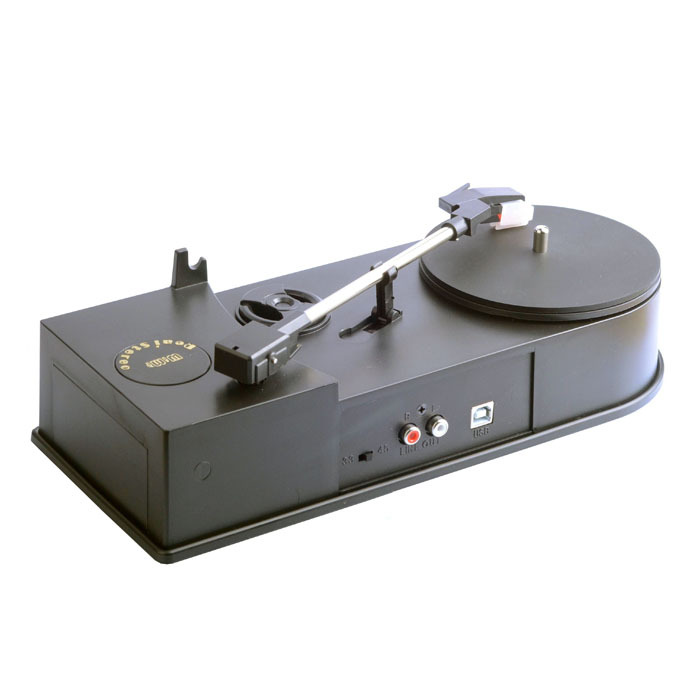 New Retro EC008B USB Portable Mini Phonograph Turntable Vinyl Audio