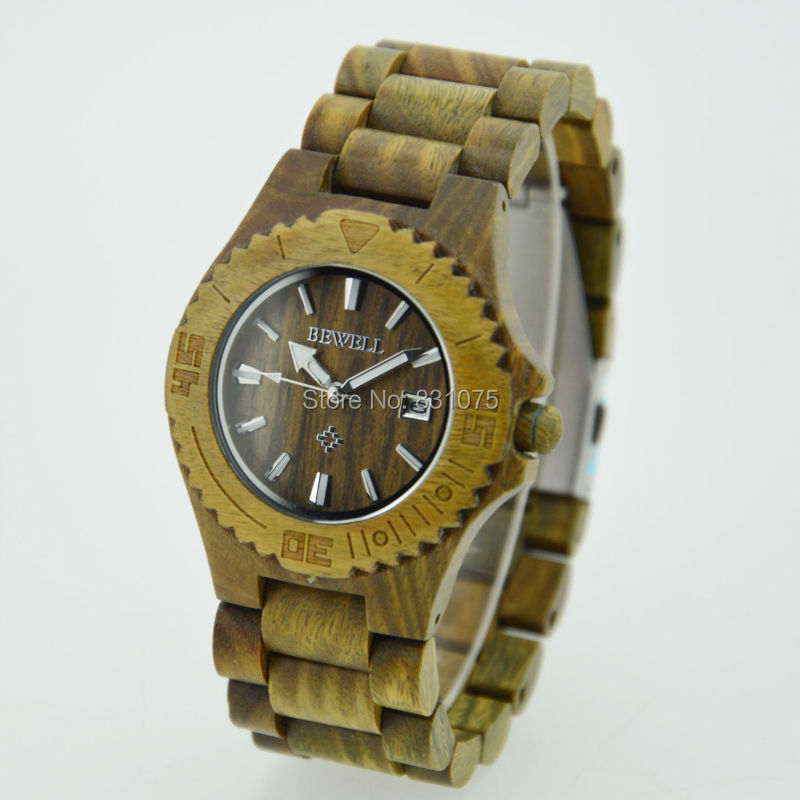 China wholesale women watches red sandal and maple wood mixed bracelet fashion lady watch 2014