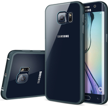 S6 S6 Edge Metal Aluminum Clear Acrylic Back Case For Samsung Galaxy S6 S6 Edge G925
