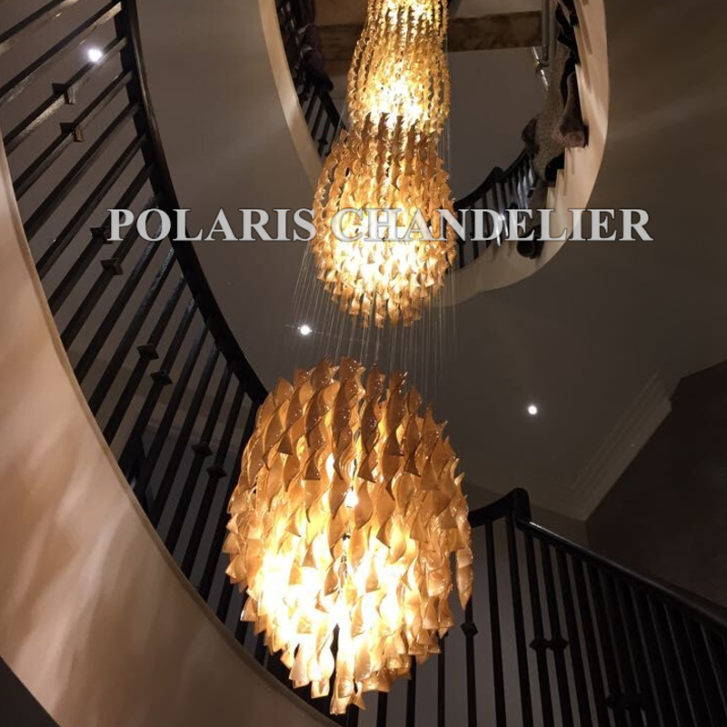 Promoção de grande lustre de cristais disconto promocional em ... Lustres décor Escada