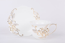 Free shipping European /English style bone china ceramic coffee cup set hot sale