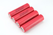 2 pcs / Lot Original 18650 3.7V 2500 mAh Power Battery for LG battery ICR18650 HE2 35A Discharge Cells industrial use