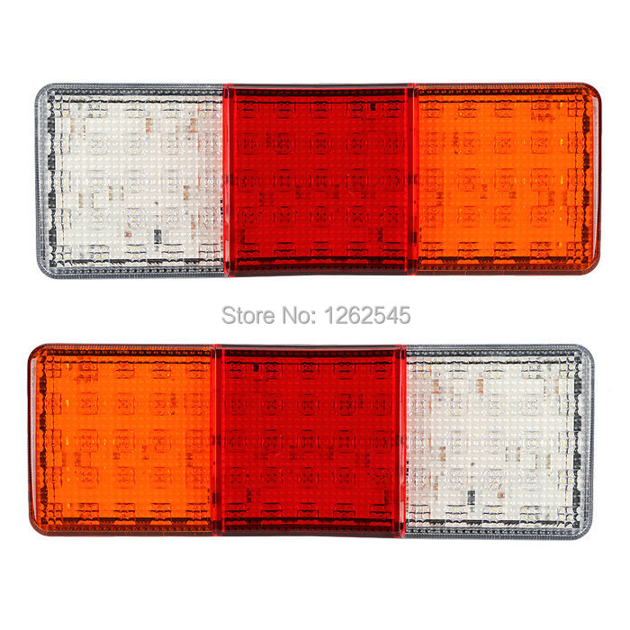 Buy 4.5W 75LEDS 12V Truck Rear Lights LED Trailer Taillights Lorry Tail Lights