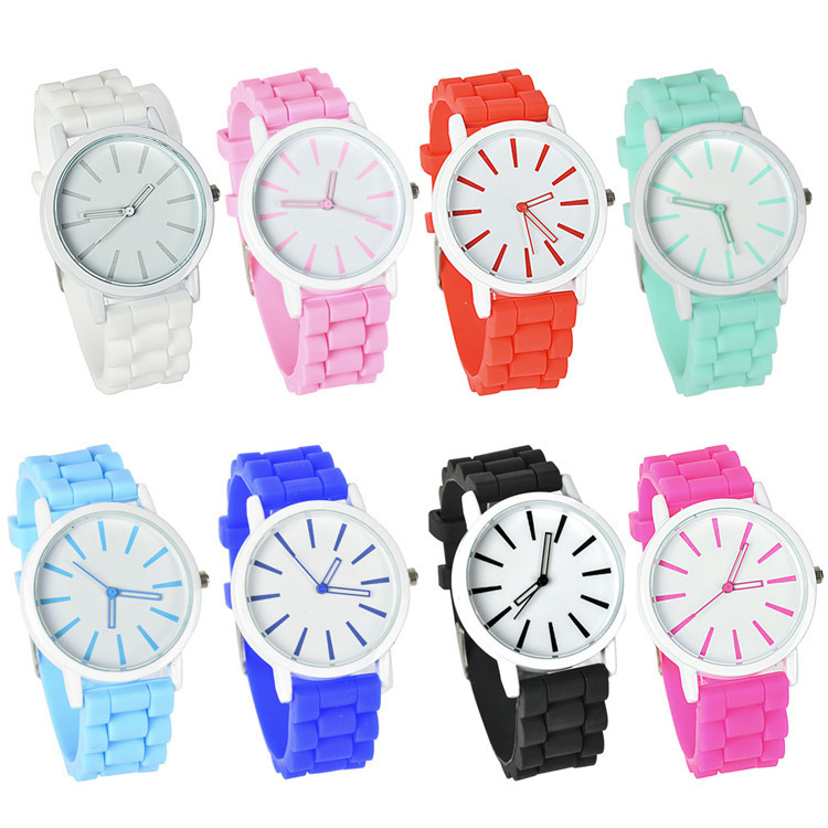 LACKINGONE 2015 new fashion Classic Geneva watches women Silicone quartz Watch Jelly women dress watch