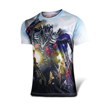 Marvel Comics Super Heroes Spiderman Superman Captain America Batman Iron Man Hulk Transformers Optimus Prime T Shirt Costume