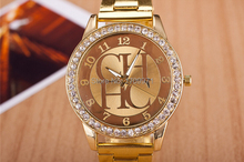 New fashion Women s watches women luxury brand quartz watch steel diamond women dress watches gift