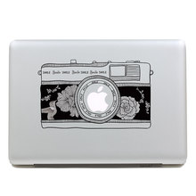 Removable waterproof fashion beautiful classic old smile camera tablet and laptop computer sticker for macbook Pro 15,205*270mm
