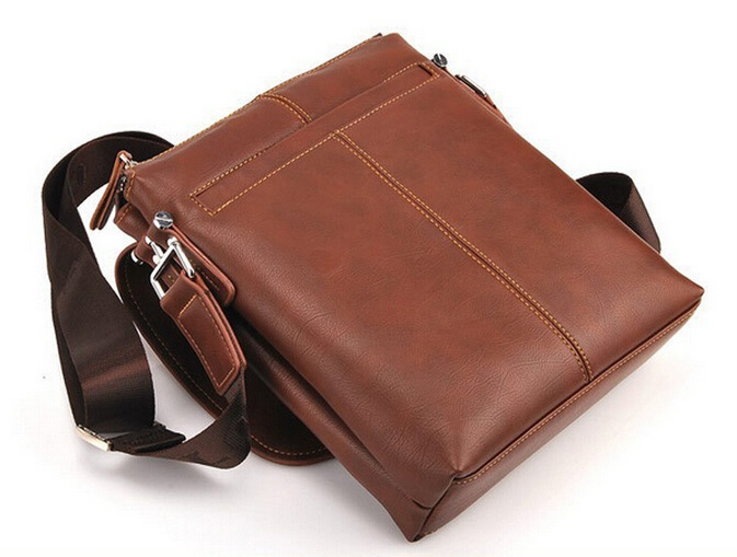 Selling brand men s leather handbag man bags with cover men messenger bag briefcase high quality