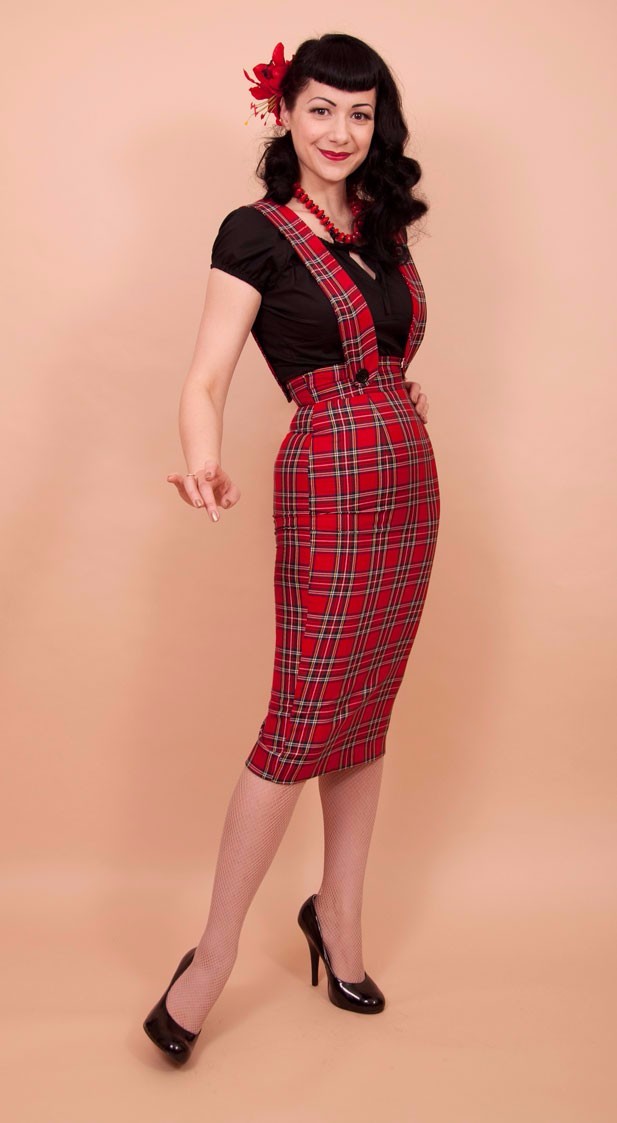Retro pencil skirt