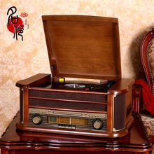 Antique radio-gramophone multifunctional vinyl player old fashioned gramophone