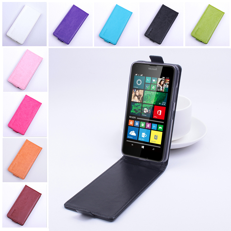 For Mincrosoft Nokia Lumia 640 Case Cover Leather Luxury Vertical PU Leather Open Up And Down