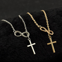 New Cross Pattern Pendant 2 Color Pick Necklace Women Chain Necklaces & Pendants Jewelry Accessories Gifts Free Shipping