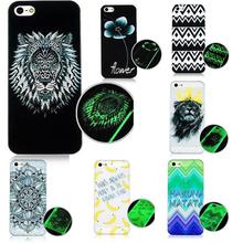 Fashion Cool Design Fluorescent Glowing Hard Case For Iphone 5s 5 Protective Mobil Cell Phone Case For Iphone5 Iphone5s