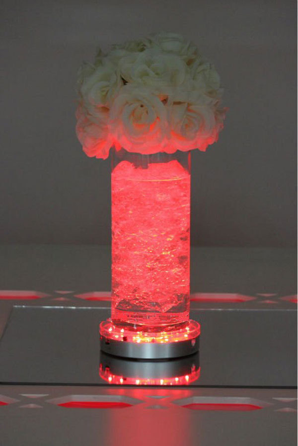 2019 Hookah Shisha Bases 6inch Led Vase Light Rechargeable Battery