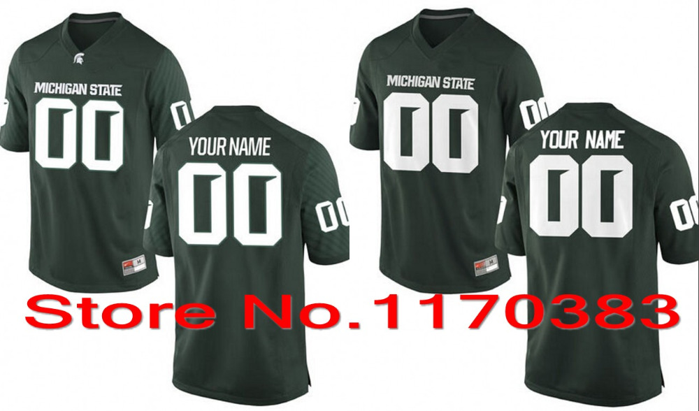 michigan state football jersey custom