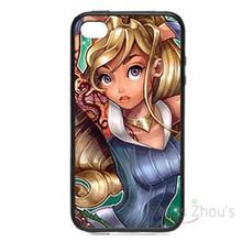 For iphone 4/4s 5/5s 5c SE 6/6s plus ipod touch 4/5/6 back skins mobile cellphone cases cover Tattoo Portrait Princess Zoom
