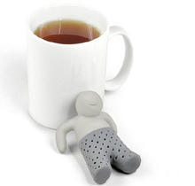 Wholesale Mr Tea Tea Set Teapot Bath Baby Silicone Tea Strainer 1000PCS lot
