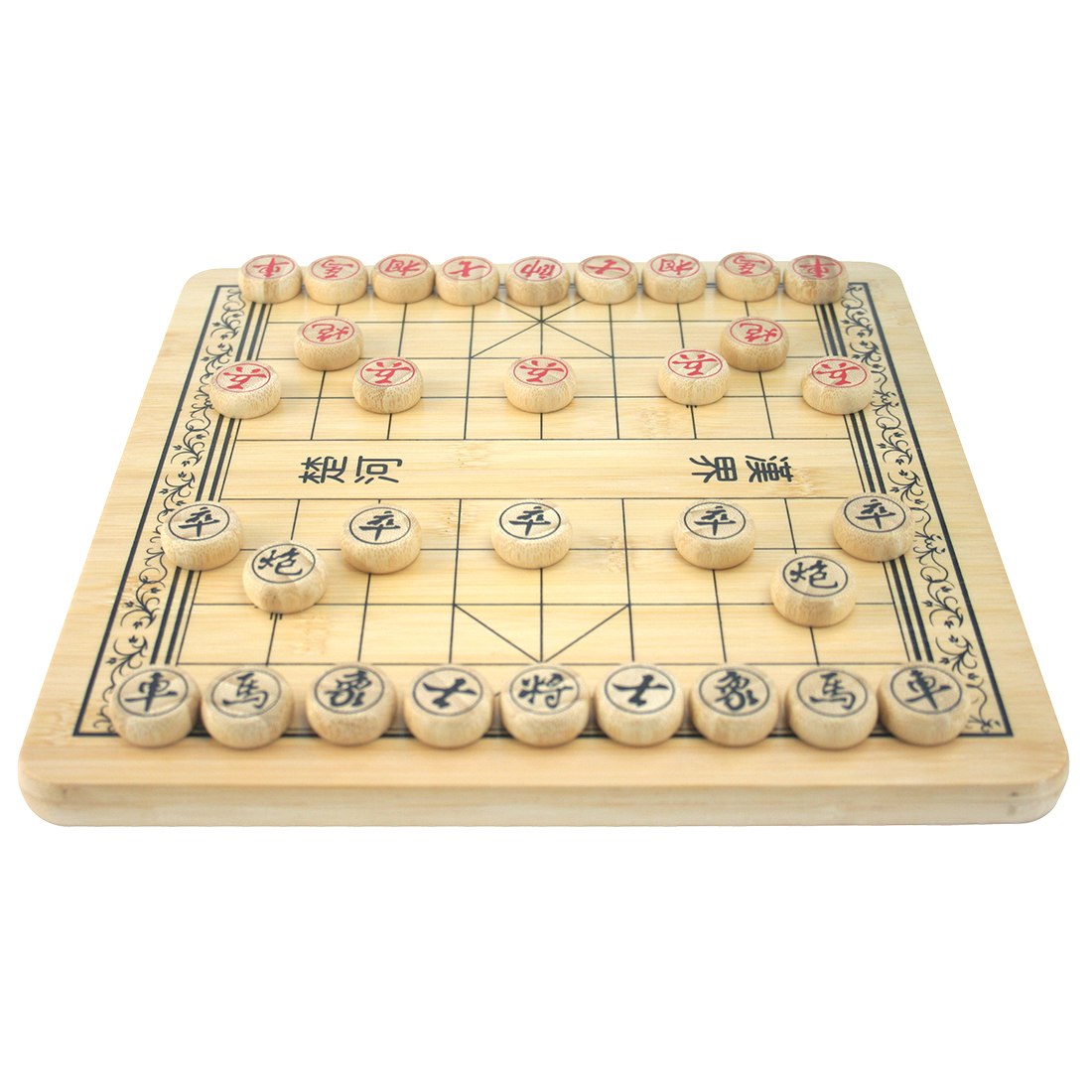 2 in 1 Chinese Chess and Checkers font b Chequers b font Wooden Game Set MT7201