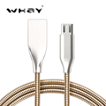 WHAY Newest All Metal Spring Wire Sync Data Charger Micro USB Cable for Samsung Galaxy S7