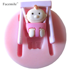 3D diy kitchen accessories Eco-Friendly fondant tools cake decorating tool silicon fondant mold silicone baking tools 50-31