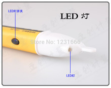 wholesale Non contact AC voltage detection Induction Electric Indicator Voltage Detector Pen Test Pencil Neon electroscope