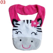 Kids Girl Boy Baby Bib Animals Cotton Saliva Towel Waterproof Infant Lunch Bibs
