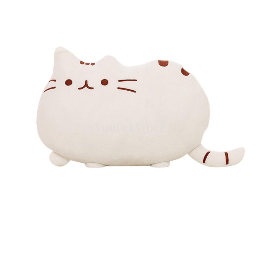 Soft Plush Cute Cat Shape Pillow Cushion Bolster Toy Home Decor Free Shipping-in Bedding Pillows ...