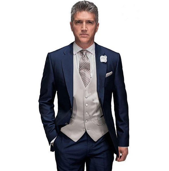 New Arrival Custom Made Men Suits Groom Prom Suits Mens Casual Tuxedos Wedding Suits Formal Blazers Jacket+Pants+Vest