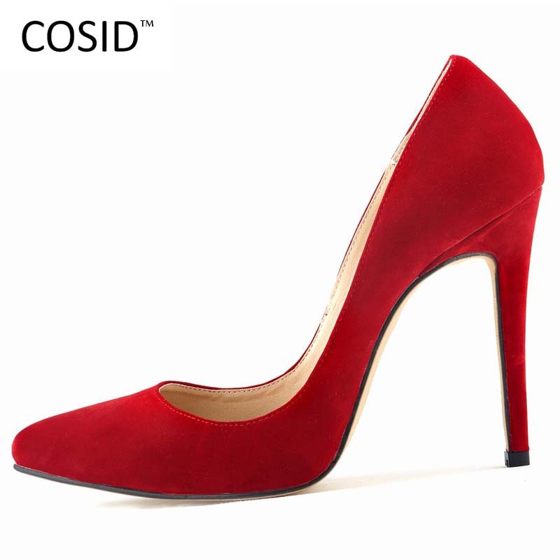Aliexpress.com : Buy Vintage Sexy Red Bottom Pointed Toe High ...