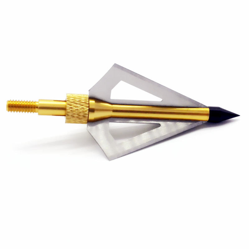 Free Shipping 6pcs lot hunting arrow broadhead archery 3 blade Fit For Crossbow and Long Bow