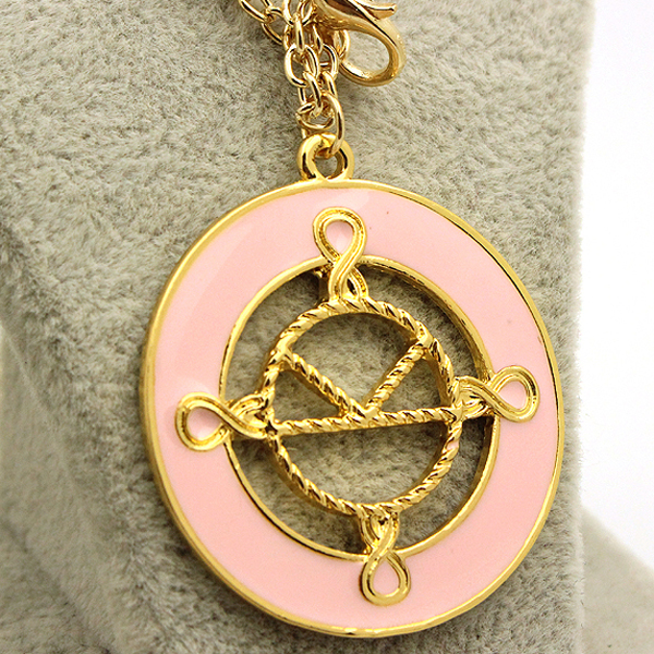 Kingsman The Secret Service badge sign pendant necklace men women vintage chain collar gold male female