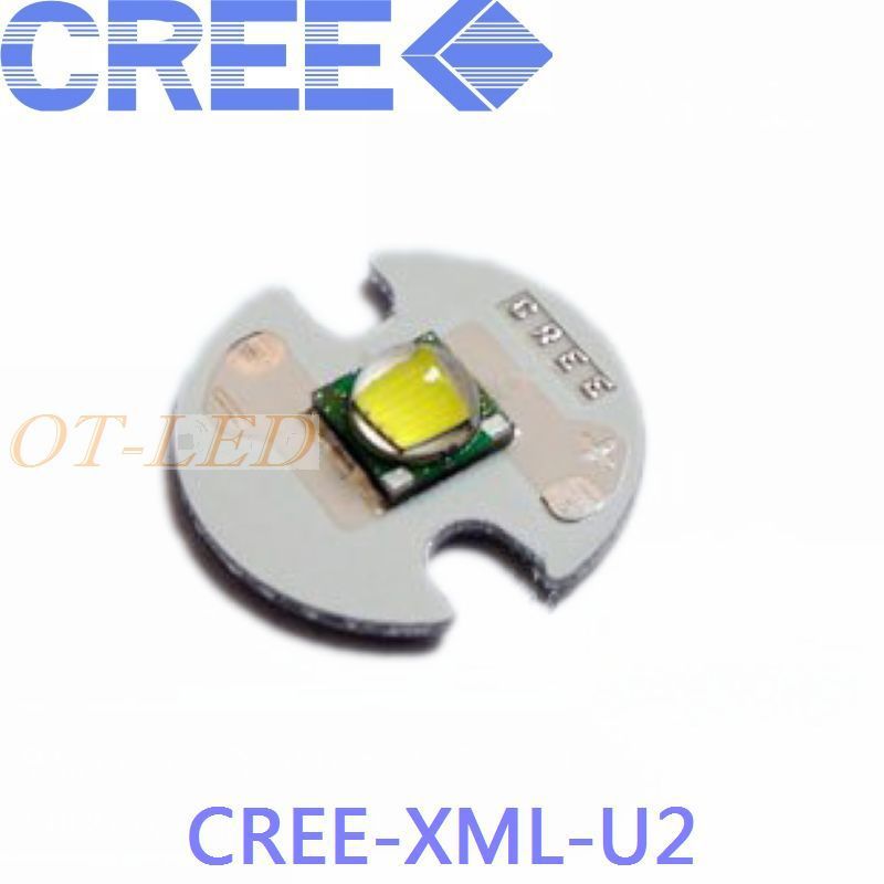 Гаджет  Freeshipping!5 PCS Cree XML U2 led chip White Color 10W LED Emitter Bead mounted on 16mm Star PCB None Свет и освещение