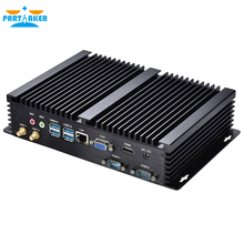 Intel Core i5 4200U Fanless mini pc thin client industrial computer with 1.6Ghz 2 COM 4 USB3.0 with 8G RAM 64G SSD