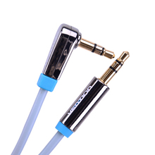 3 5mm Aux Cable Jack to Jack Gold Plated 90 Degree Right Angle Audio Cable for