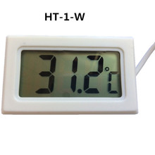 Sésamo HT-1 Mini blanco nueva Termometro Digital Teplotny Snimac robador metro jugo de temperatura Gratis higrometro tanque Sensor
