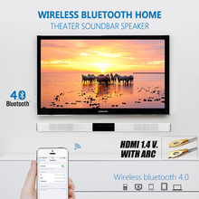 WIRELESS TV SPEAKER / TV SOUNDBAR , WITH HDMI&BLUETOOTH DIGITAL INPUTS, 3D SOUND WITH POWERFUL BASS , BEST SOUND BAR FOR TV